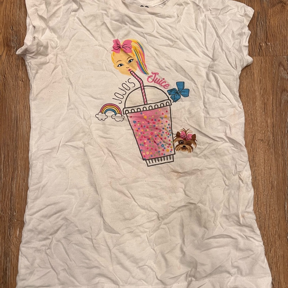 JoJo Siwa White Graphic T-Shirt